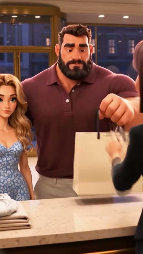 AI Cartoon Couple AI video example