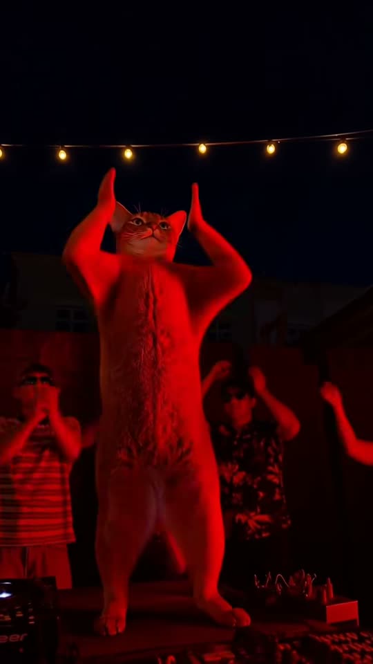 The original Tecktonik stage cat Tecktonik Dance reel by @ashanolas