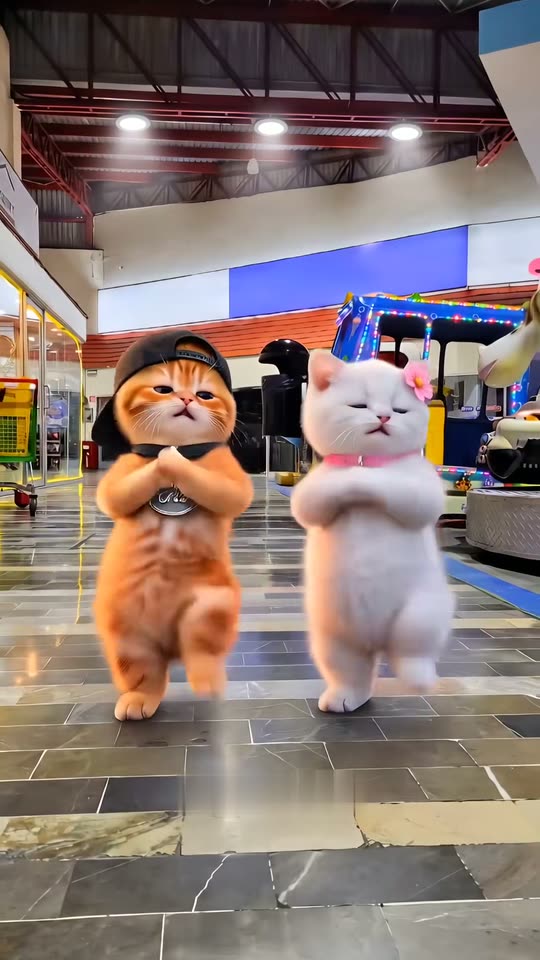 The original BbY WOW dancing cats BbY WOW Dance reel by @weendycruzmx