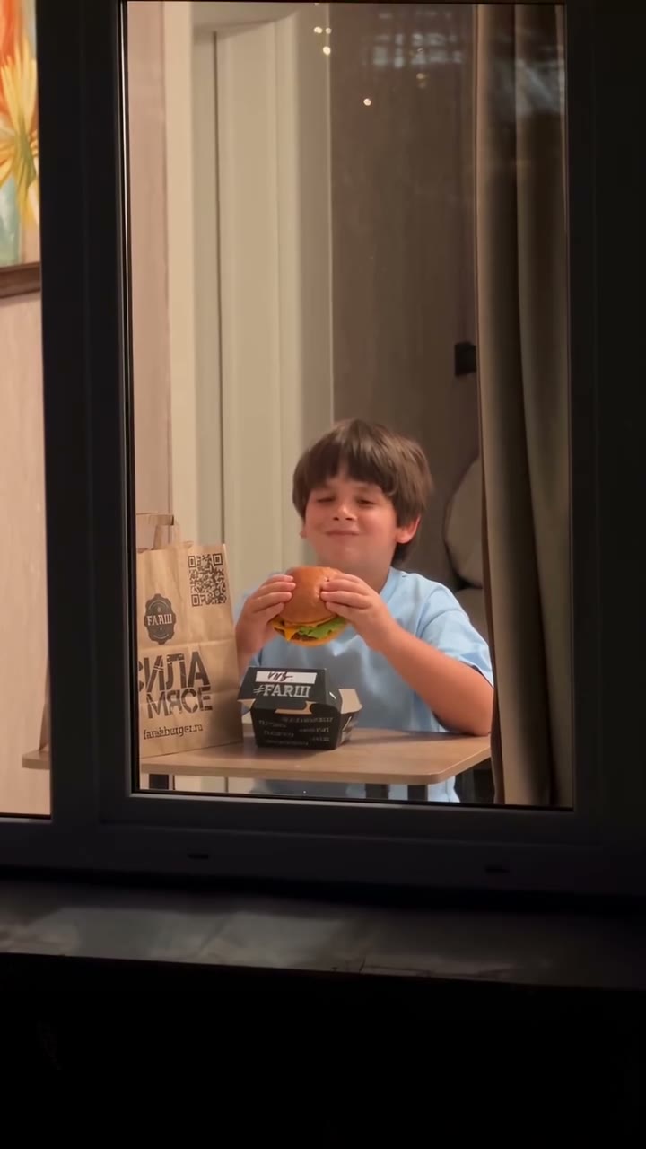 Caught at the Window AI video example