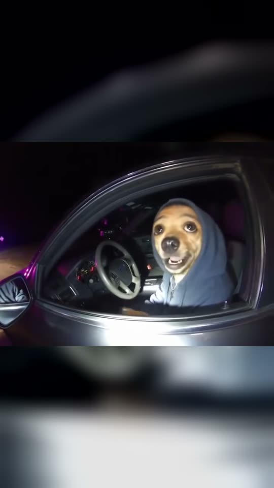 The original What stop sign dog What Stop Sign AI reel by @d_activated